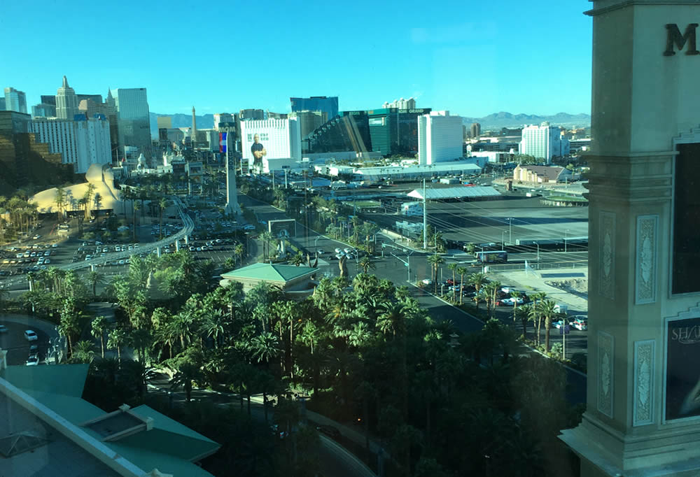 View out the window at FileMaker DevCon 2016 in Las Vegas, NV