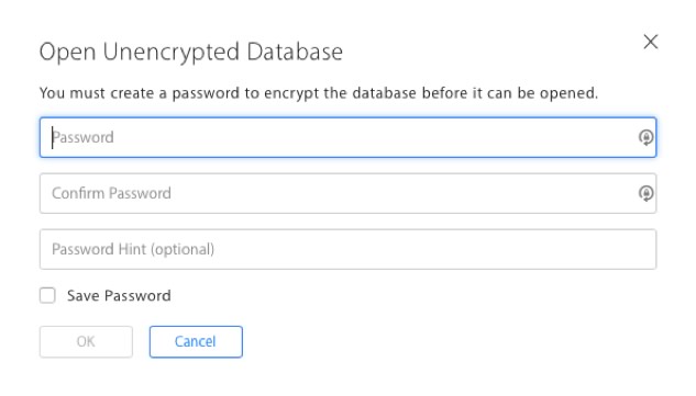 Figure 5 - FileMaker Encryption at Rest (EAR)