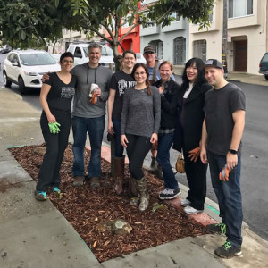 Group photo of San Francisco office volunteers