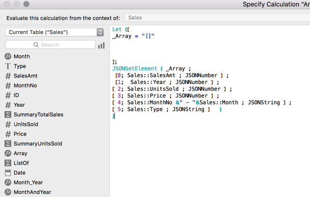 JSONSetElement() function