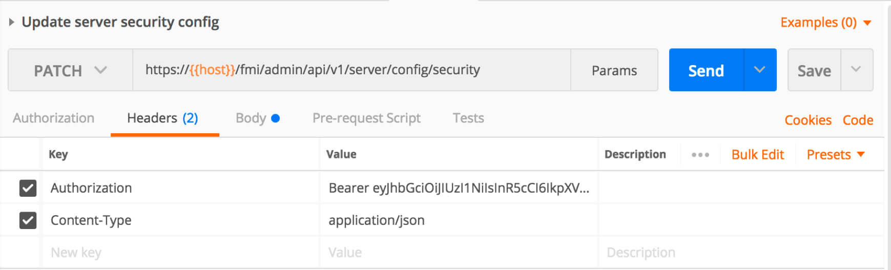 Figure 4: Allow or disallow databases to be hosted without a password is no longer available in the Admin API Console