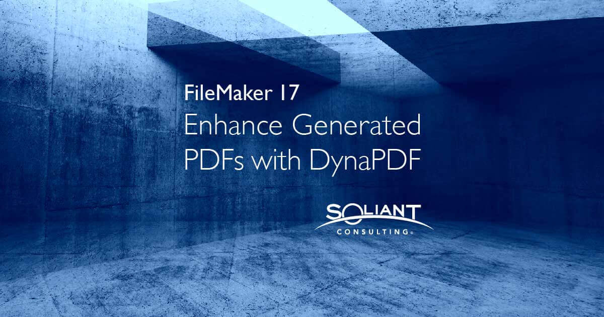 How to Extend FileMaker PDF functionality with DynaPDF