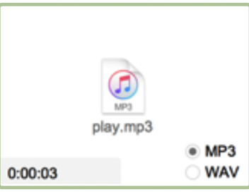 Picture of mp3 file