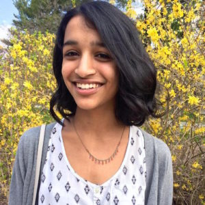 Neha Aluwalia, Fall 2018-Spring 2019 Sunrise Scholarship Recipient