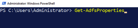 Figure 20: Screenshot of the PowerShell command line