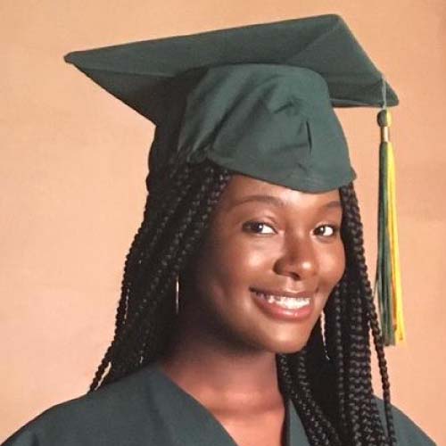 Jaliyah Francois, Fall 2020 - Spring 2021 Soliant Sunrise Scholarship Recipient