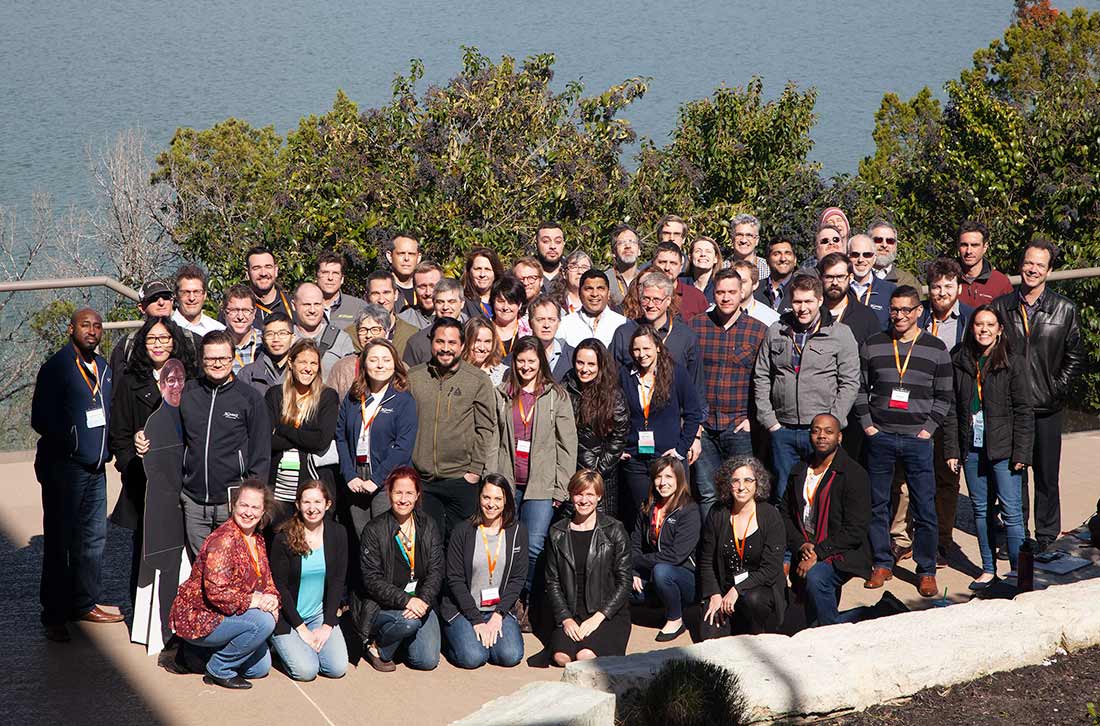 Group photo of Soliant employees at company offsite