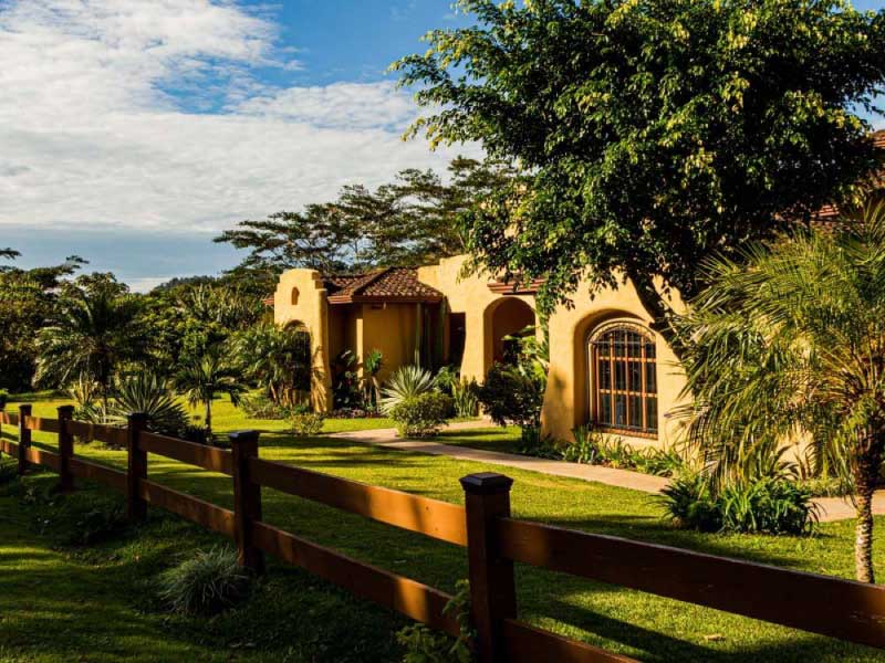Exterior of high-end house