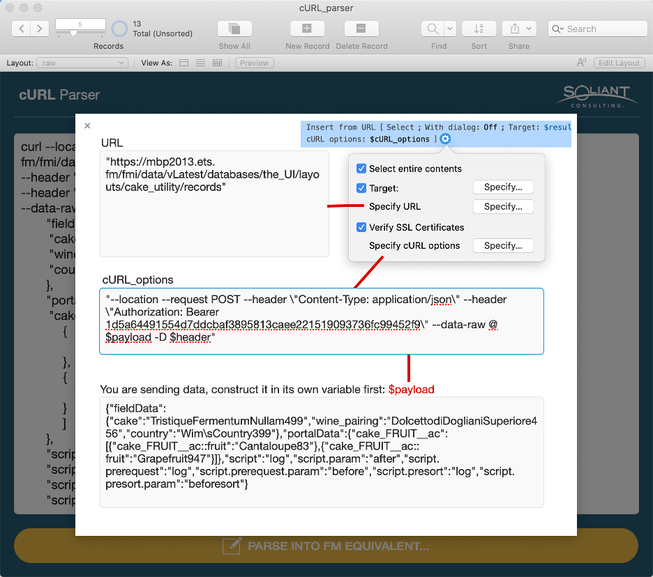 Picture showing the breakdown of the elements from your 'Insert From URL
