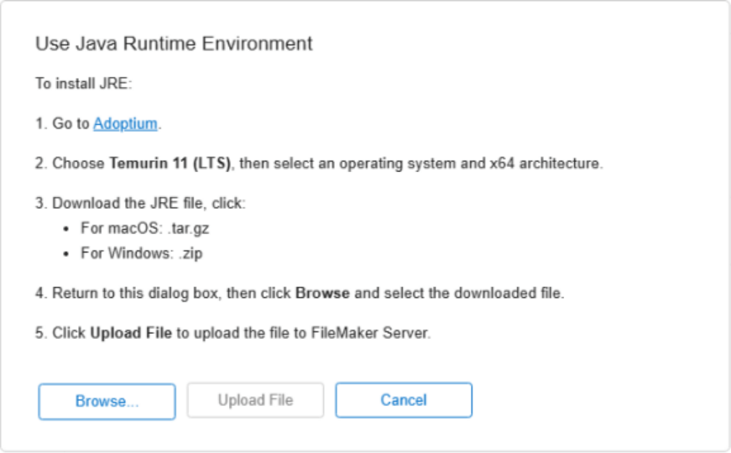 FileMaker Server 2023 Admin Console