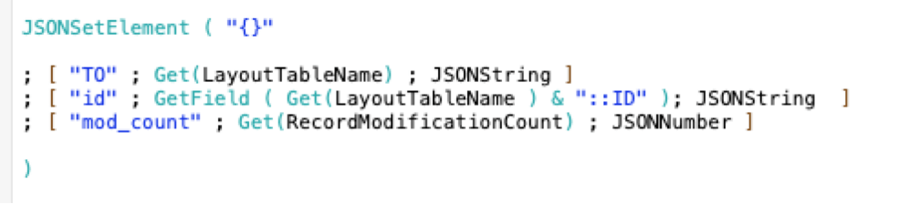 Adding data in JSON format