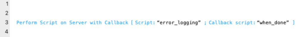 Third option for Perform Script on Server script step
