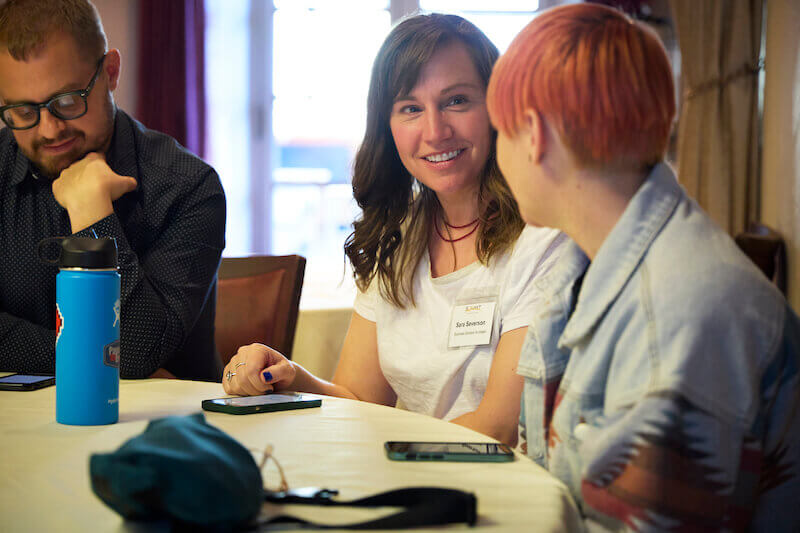 Soliant Consulting co-workers, David Hillis, Sara Severson, and Adrienne Paraczky