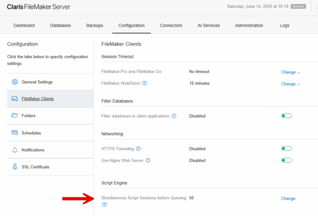 You can adjust the queue threshold value through the admin console and the admin API