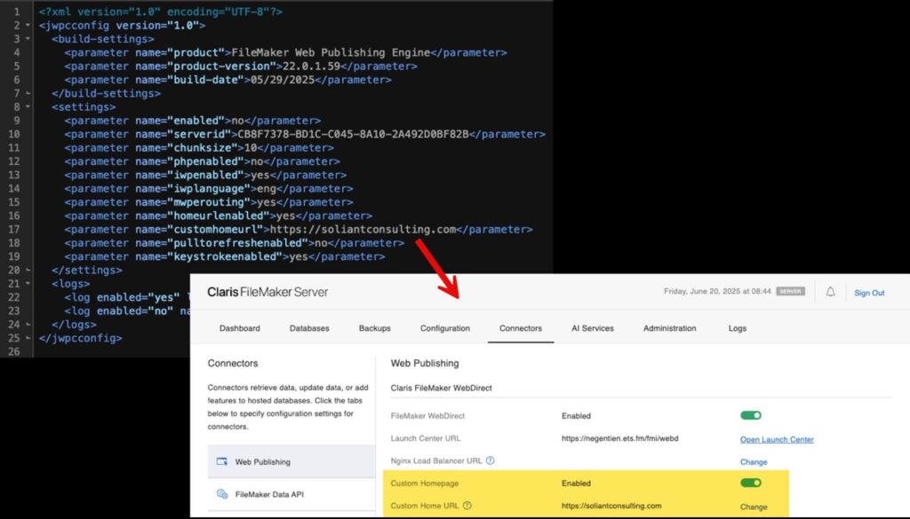 Specifying a customo URL when users log out of your WebDirect solution