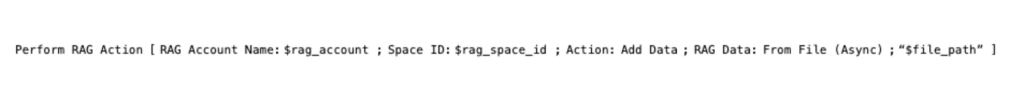 Using 2) Retrieval Augmented Generation (RAG)