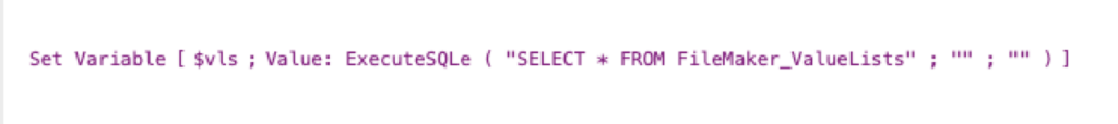 Usinig FileMaker’s internal meta tables that you query through ExecuteSQL()