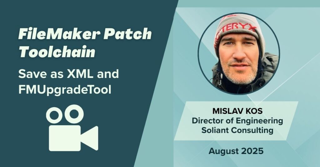 FileMaker Patch Toolchain: Save as XML and FMUpgradeTool