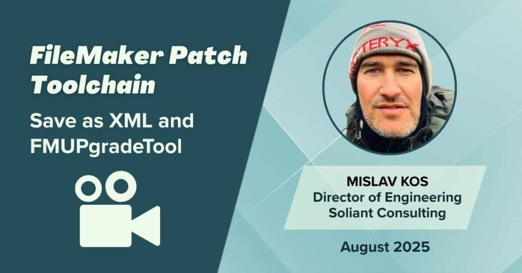 FileMaker Patch Toolchain: Save as XML and FMUpgradeTool