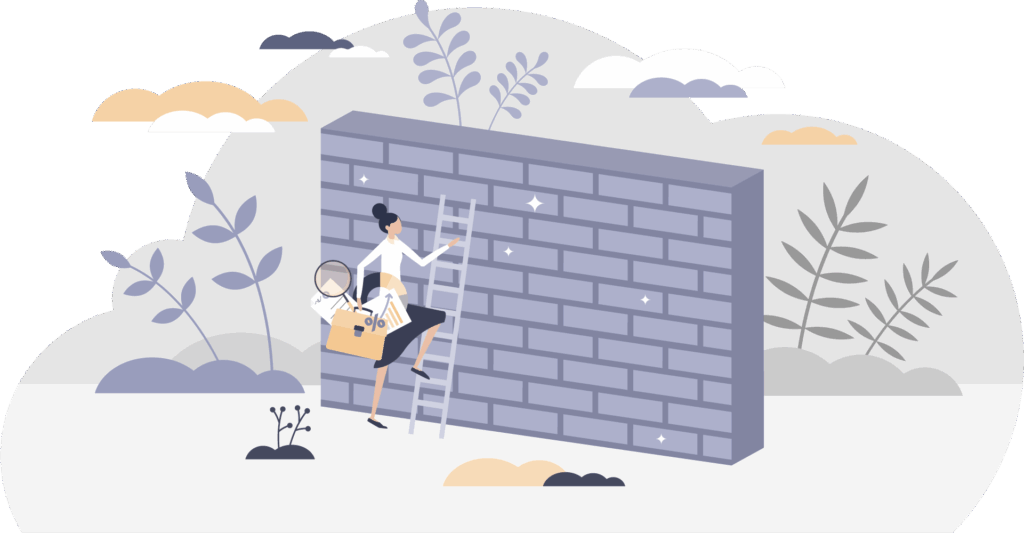 Illustration of system obstruction