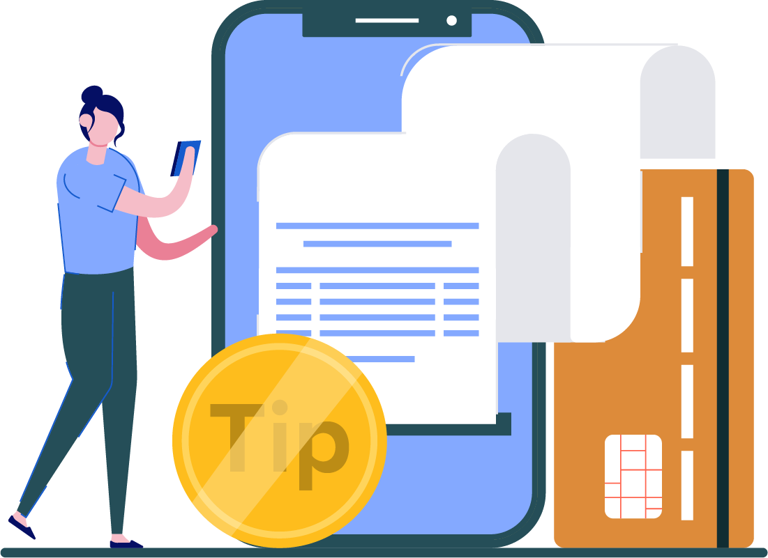 ClearConnect does not include a tipping feature
