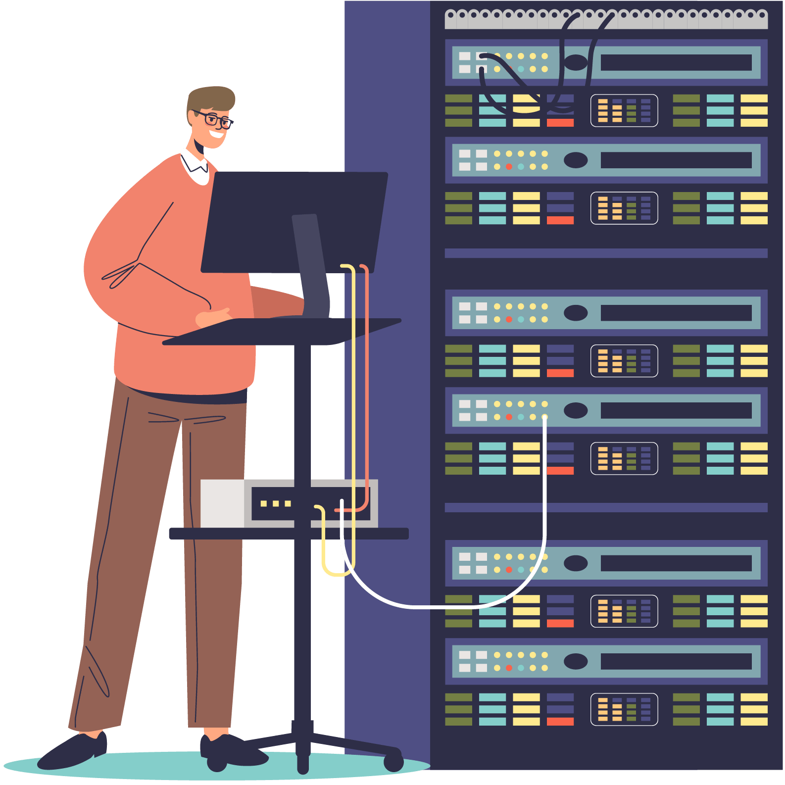 Running database on physical server