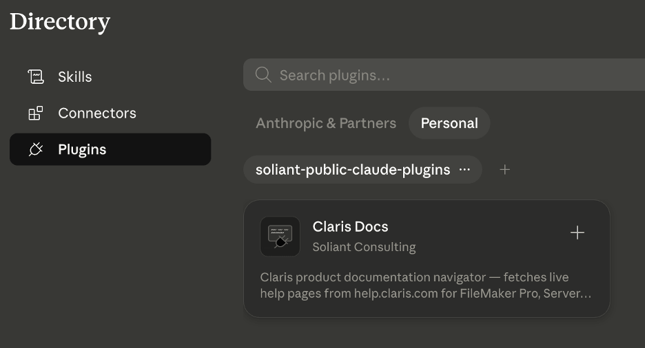 Directory dialog