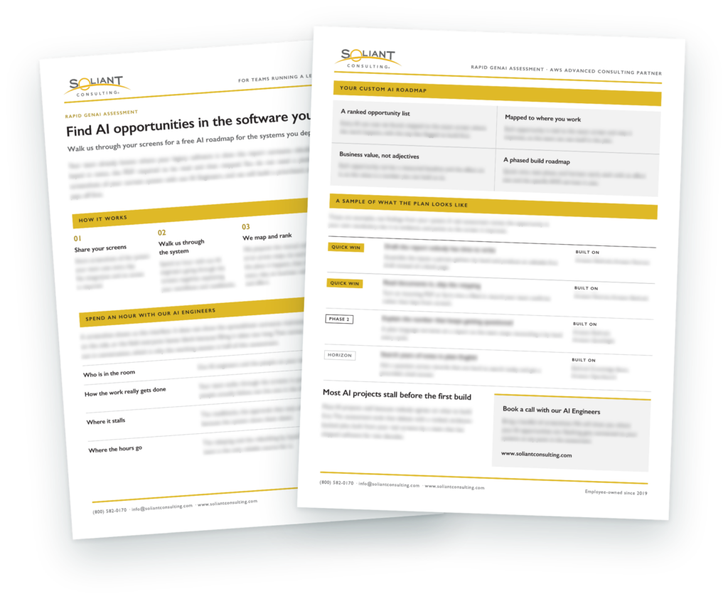 Sample of the AI assessment plan